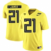 Oregon Ducks 21 LaMichael James Yellow Nike College Football Jersey Dzhi,baseball caps,new era cap wholesale,wholesale hats